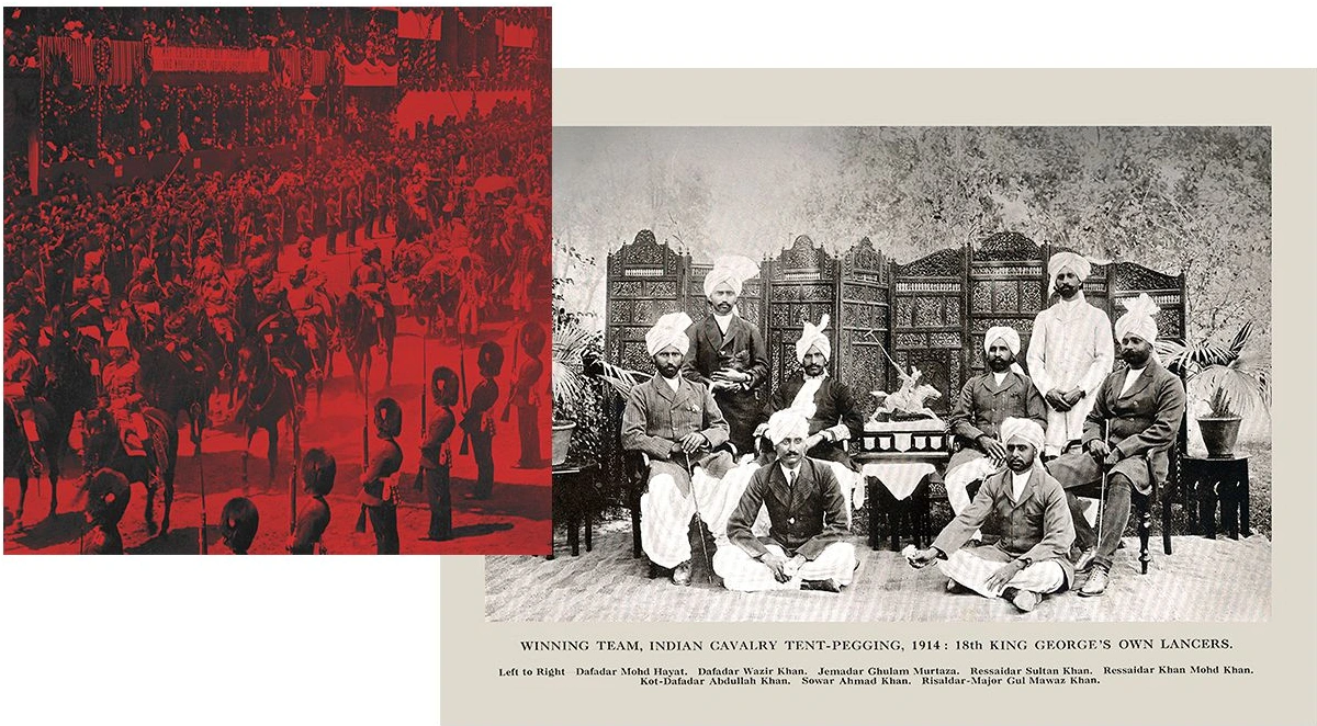 Historic parade and the 1914 Indian Cavalry tent-pegging team