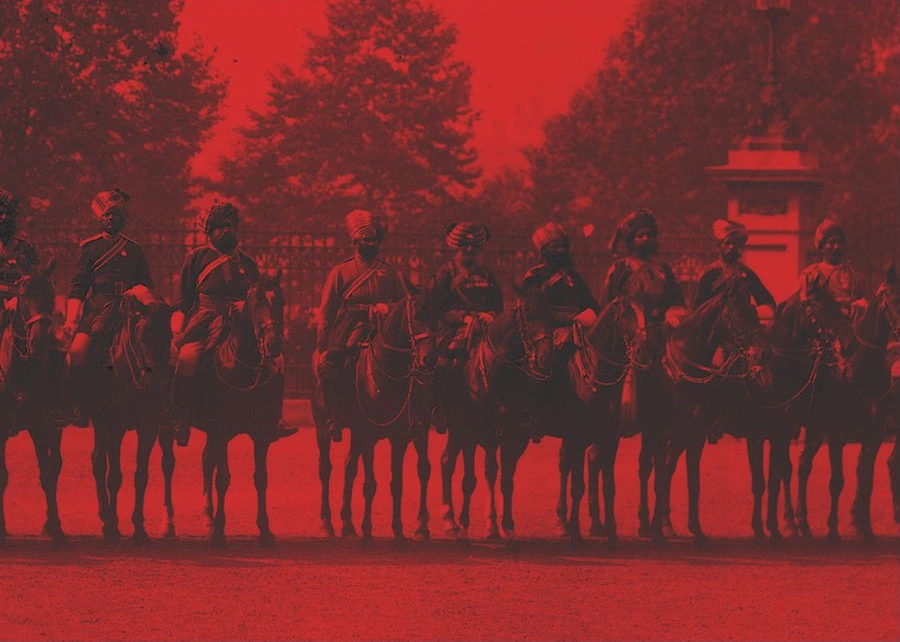 Historic cavalry formation